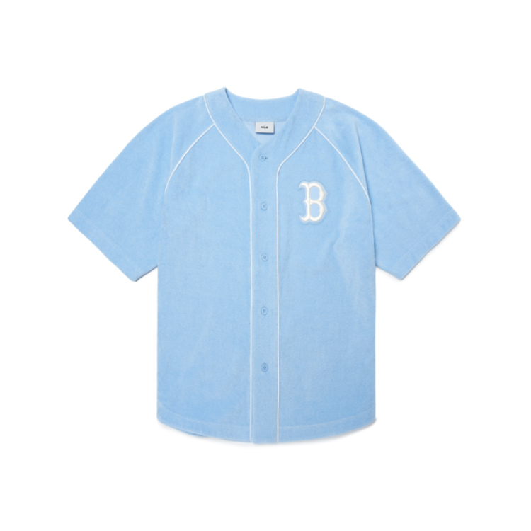 MLB 베이직 테리 오버핏 베이스볼 셔츠 3ABS60123-43BLL