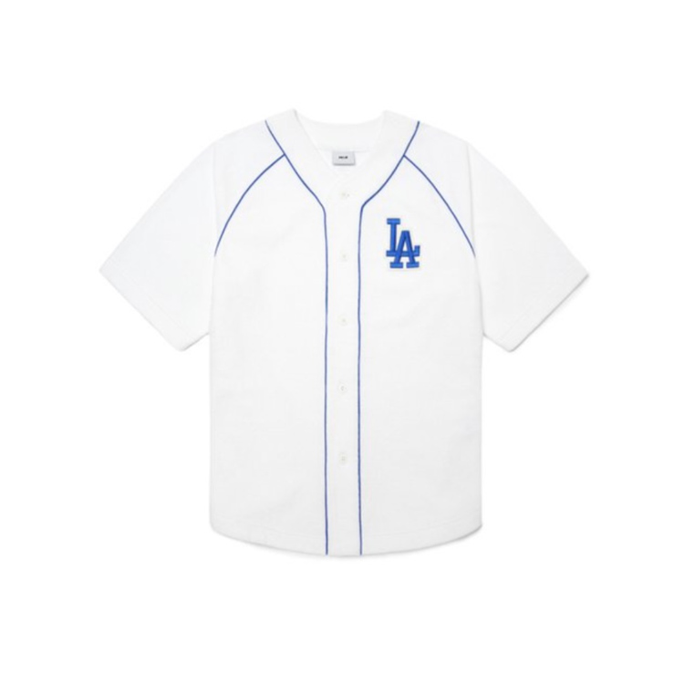 MLB 베이직 테리 오버핏 베이스볼 셔츠 3ABS60123-07WHS